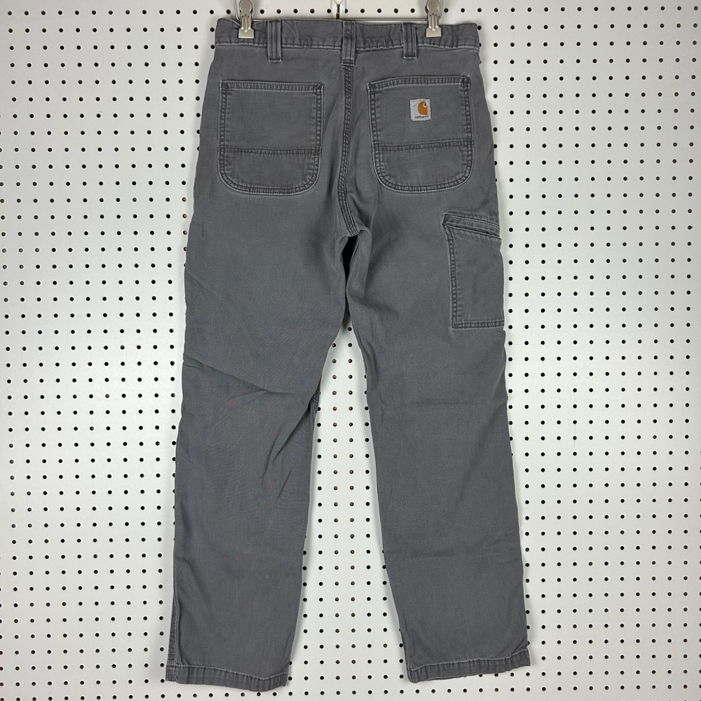 Carhartt Relaxed Fit Canvas Carpenter Pant Gray Mens 32x30 Rigby Work 102291-039